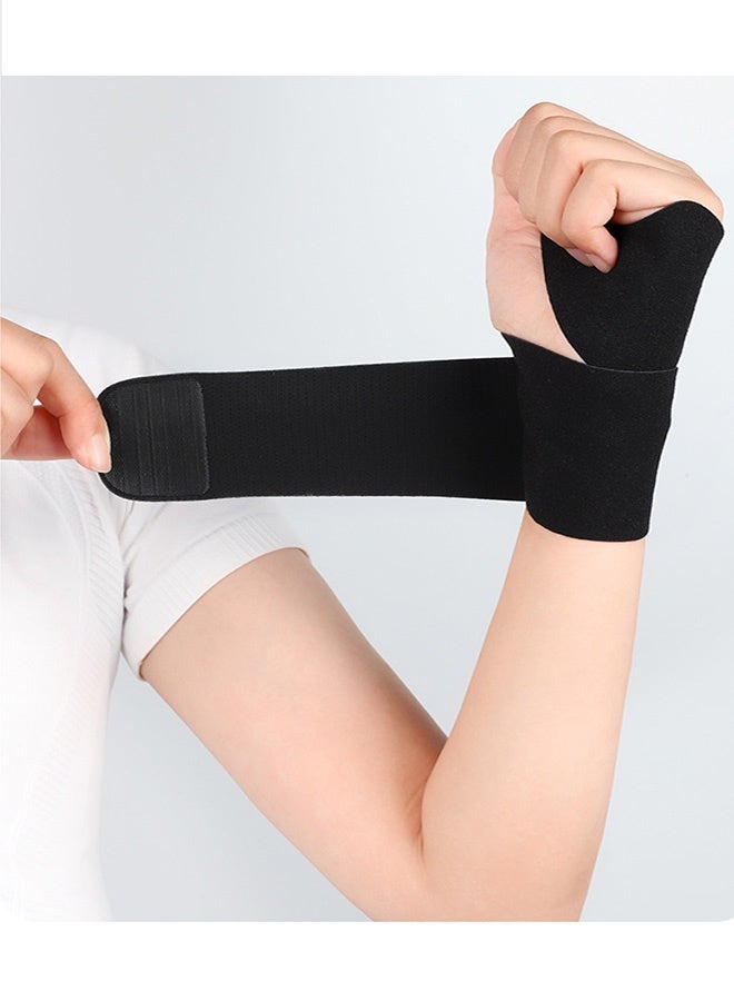 إم إكس إن قطعتان من دعامات المعصم الرفيعة للغاية القابلة للتعديل لنفق الرسغ، أغطية معصم مرنة لالتهاب المفاصل والتهاب الأوتار، دعم أحزمة المعصم، تخفيف الألم، الضغط والدعم لعشاق اللياقة البدنية - Image 4