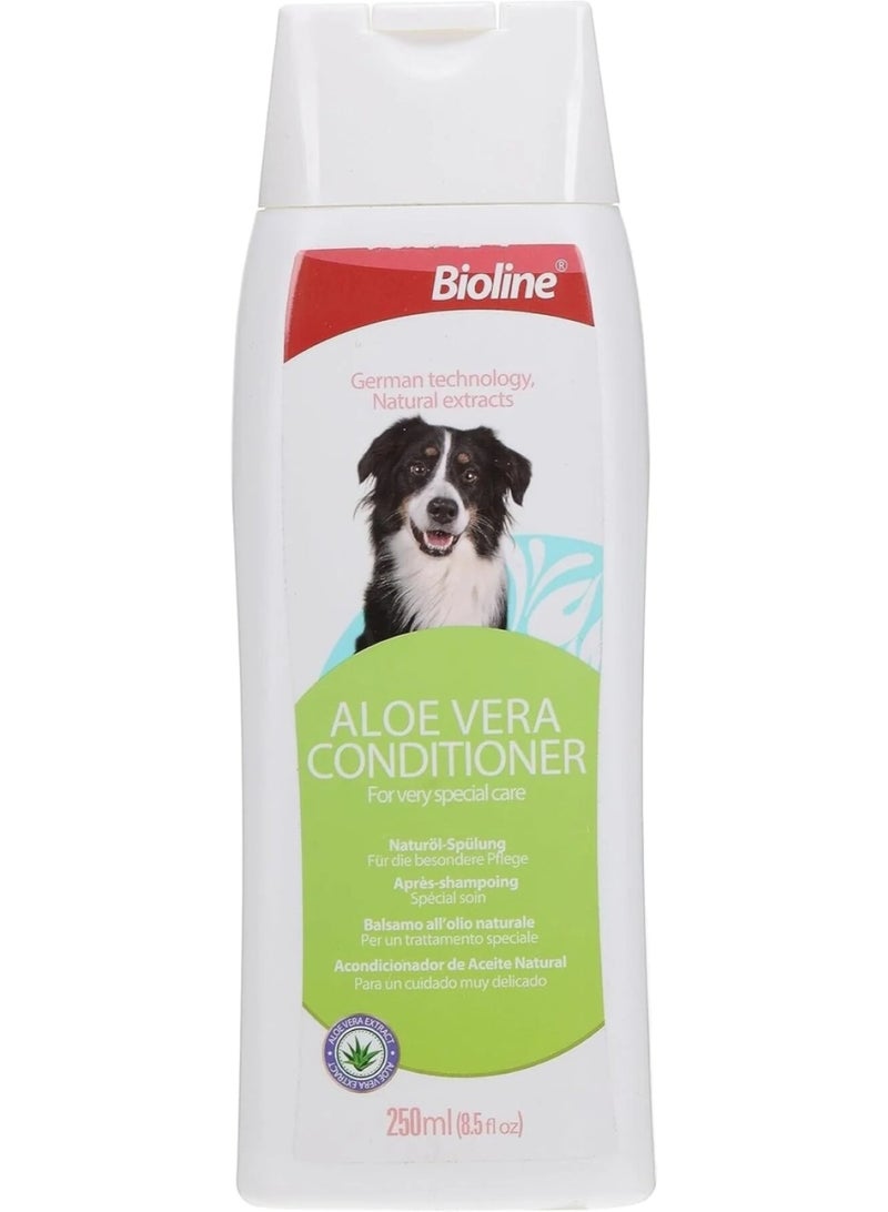 بايولاين بلسم الصبار للكلاب 250 مل - منعم ومغذي (متعدد الألوان) - Image 1