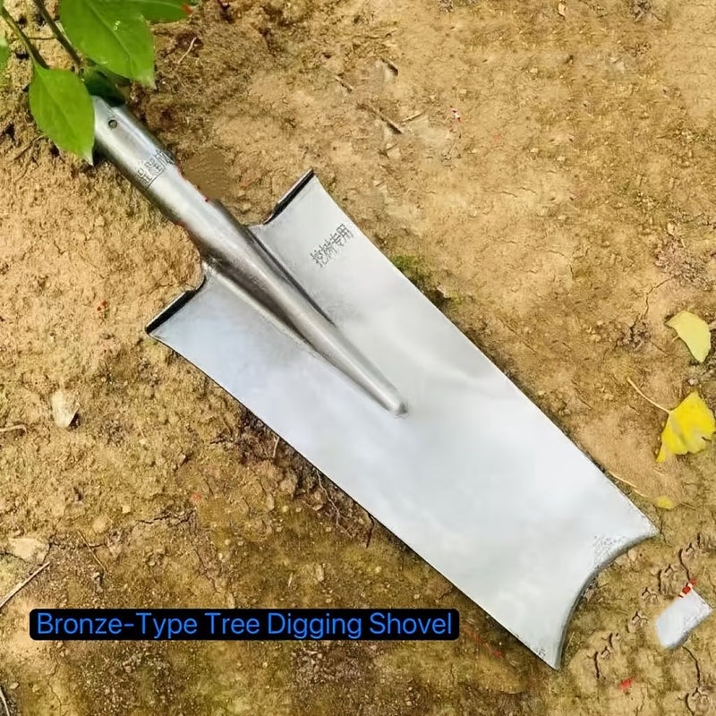Semi Circular Metal Elongated Bobbin Shovel For Tree Digging Trench Digging Barrel Type - Image 4