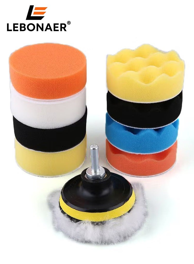 لبونير طقم إسفنج لتلميع المصابيح الأمامية والسيارة - Image 1