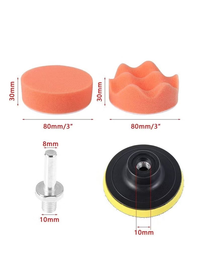 لبونير طقم إسفنج لتلميع المصابيح الأمامية والسيارة - Image 3