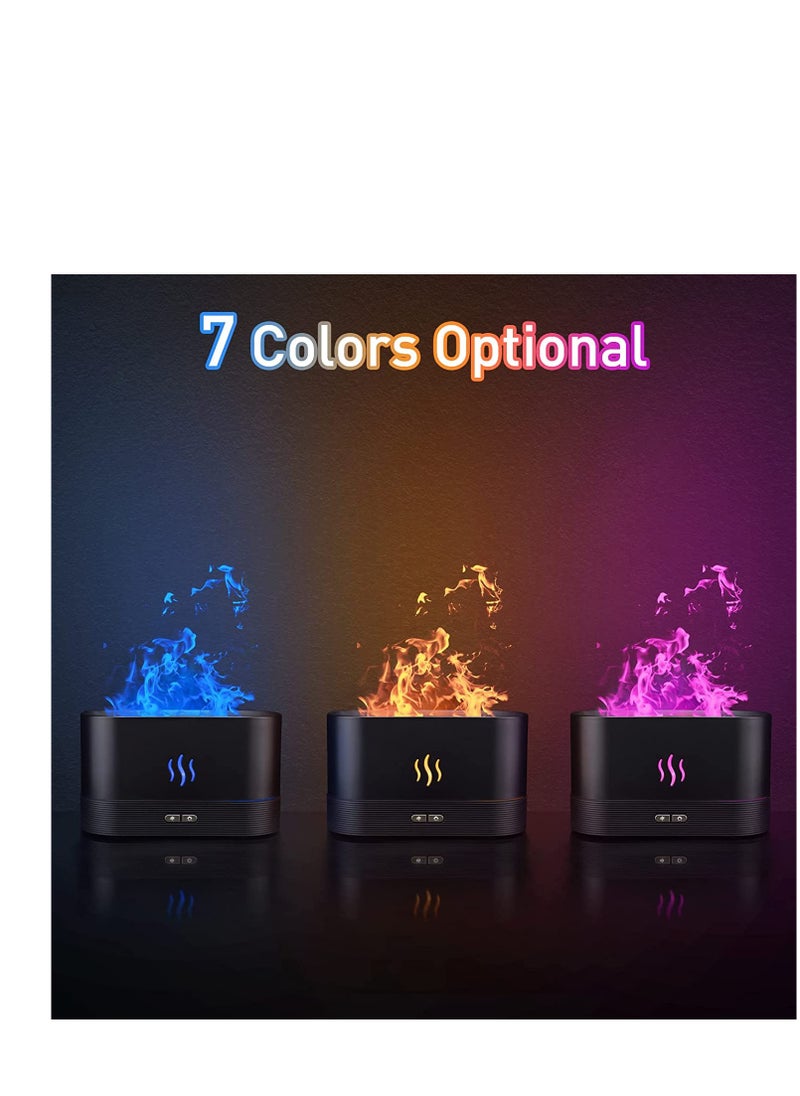 ماركة غير محددة مرطب هواء و معطر اللهب بدون ضوضاء، 7 ألوان لهب  - Image 2