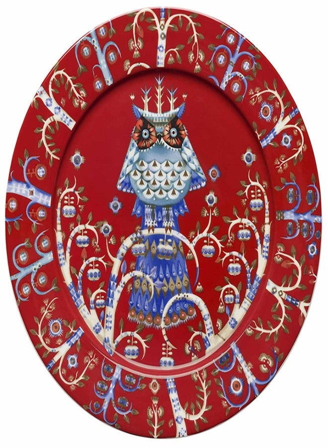 iittala Taika Plate, Red, 10.6 inches (27 cm) - Image 1