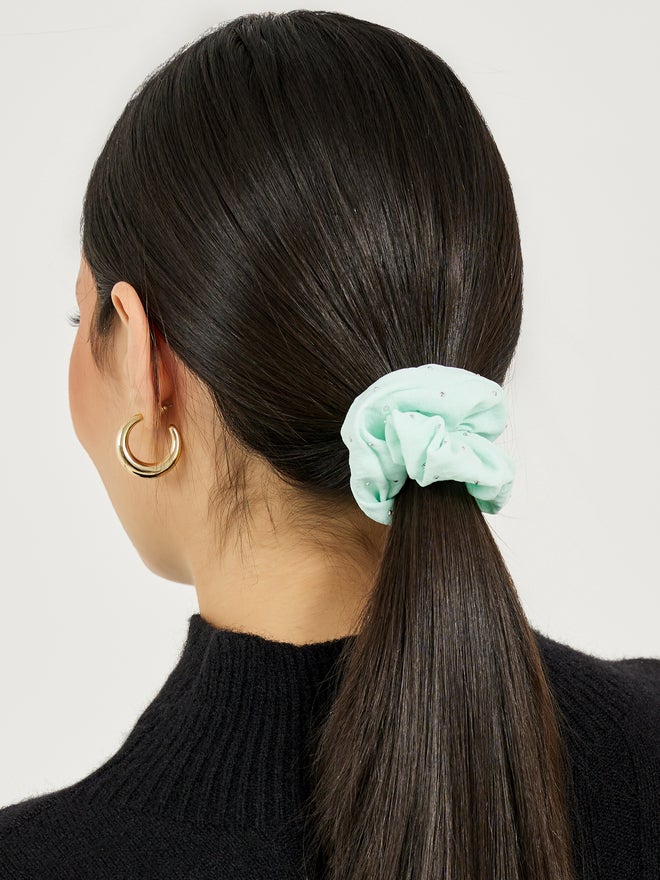Styli Styli Set of 2 - Embellished Hair Scrunchie  - Image 2