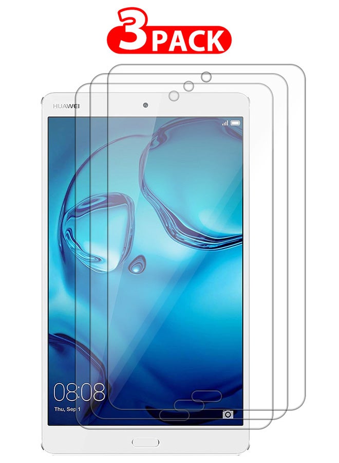 CATANES 3 Packs For Huawei MediaPad M3 8.4 Tablet Screen Protector Anti-Glare 9H Hardness Tempered Glass Scratch Resistant HD Display Screen Protector - Image 1