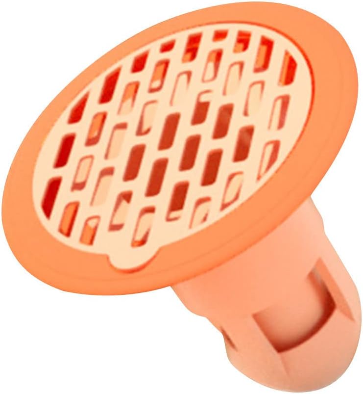 klarako Drain Backflow Preventer, Drain Hair Catcher Silicone Sink Strainer, Floor Drain Anticlog, Toilet Floor Drain Toilet Deodorant Suitable for Kitchen and Bathroom (Pink) - Image 1