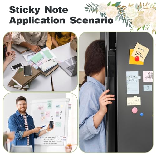 Hommie Sticky Notes Set Sticky Notes Tabs Divider Sticky Notes Planner Sticky Notes Sticky Note Dividers Tabs Book Notes Office Supplies Back to School Supplies - Image 5