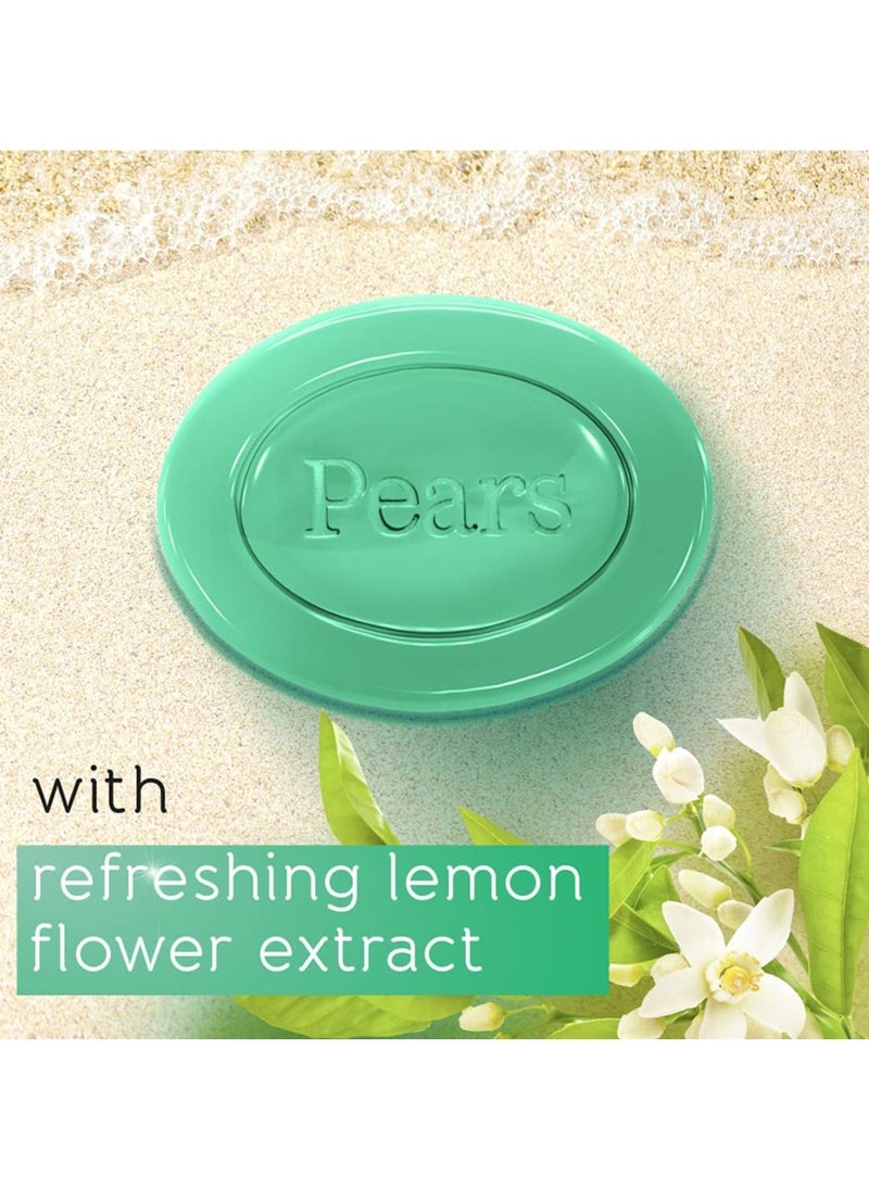 Pears Two Pieces of Soap Oil Clear With Lemon Flower extract & 98% pure Glycerin,125g  - Image 3
