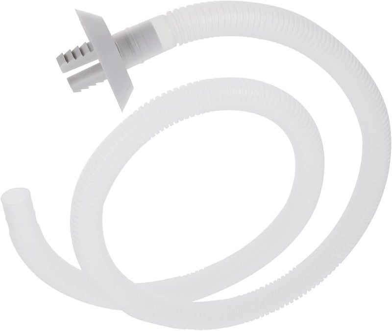 موصل خرطوم تصريف التيار المتردد الأبيض مع أنبوب الفينيل لوحدات تكييف الهواء المنفصلة والنوافذ - Image 1