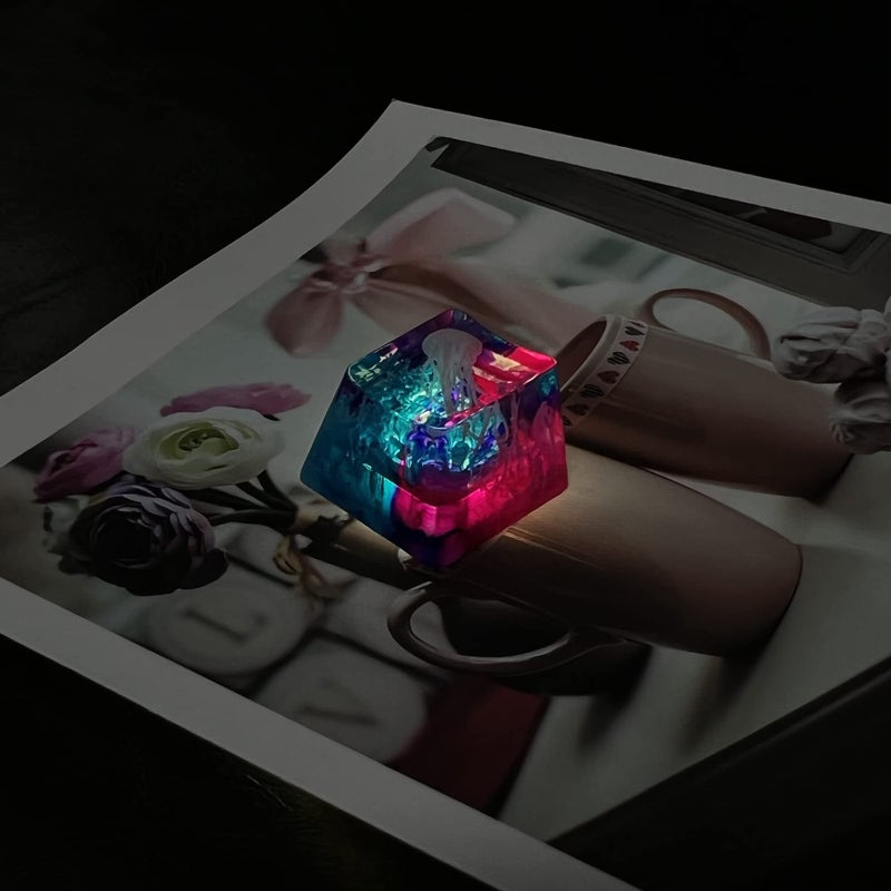 LINWIN Jelly Fish Keycap DIY Keycap for MX Mechanical Keyboard - Image 5
