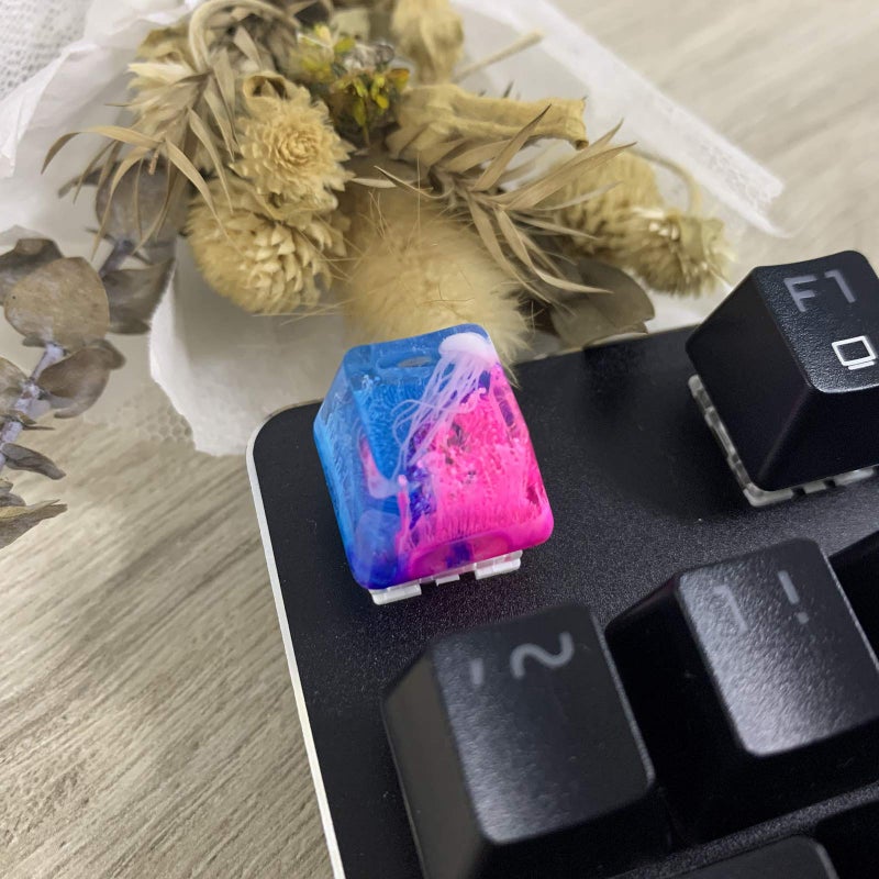 LINWIN Jelly Fish Keycap DIY Keycap for MX Mechanical Keyboard - Image 4