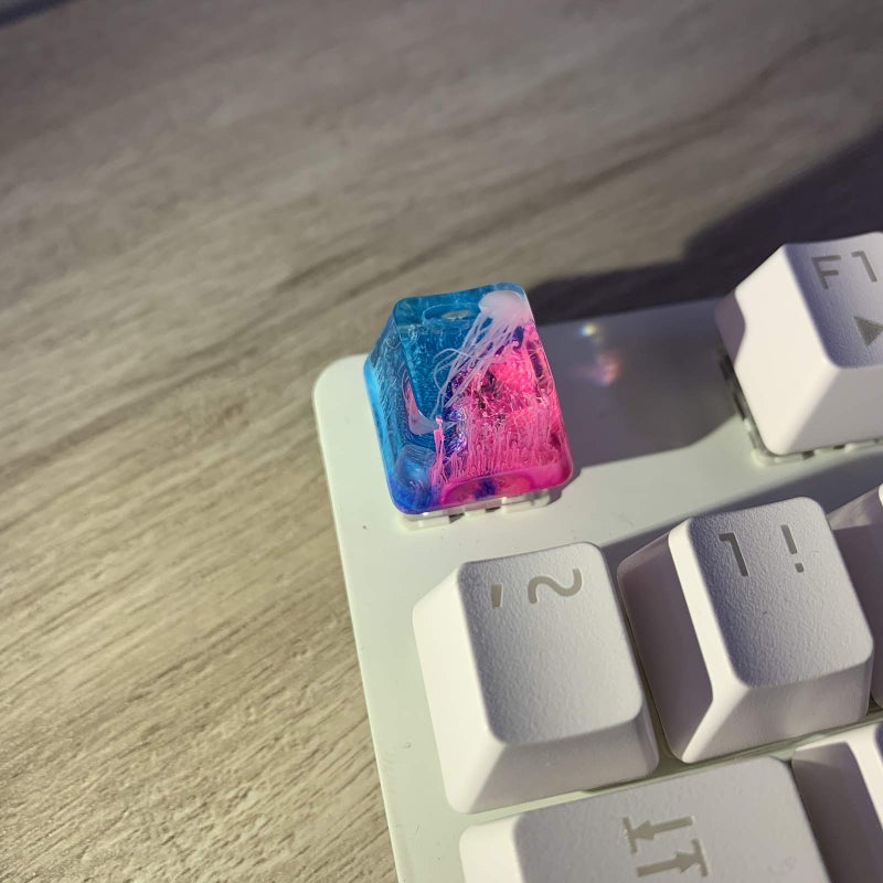 LINWIN Jelly Fish Keycap DIY Keycap for MX Mechanical Keyboard - Image 1