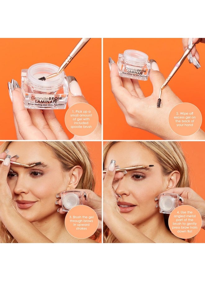 Grande Cosmetics Brow Lamination Gel | Diy Eyebrow Lamination | Shapes Sculpts & Sets With 12Hour Hold | Conditions & Nourishes For Healthier Looking Brows  - Image 4