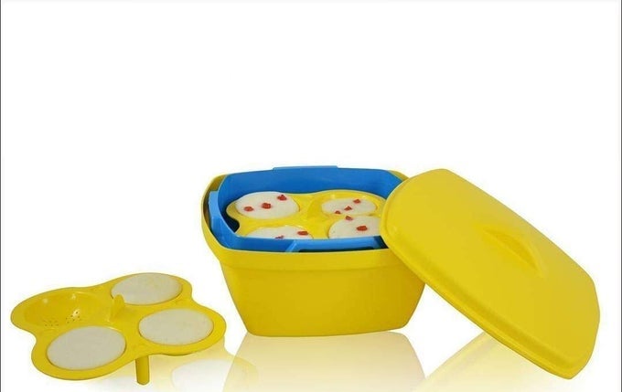 MICROWAVE IDLE MAKER DHOKLA MAKER MICROWAVE UTILITY COOKER EASY TO USE PACK OF 1