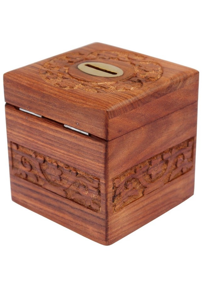 ITOS365 Handmade Wooden Piggy Bank - Money Bank - Coin Box - Money Box - Gift Items for Kids - Image 4