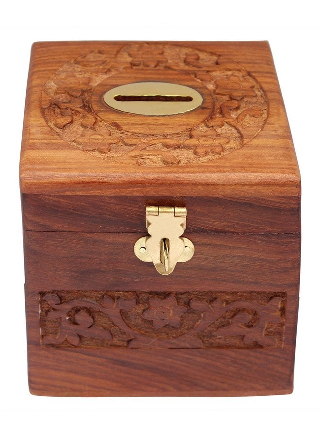 ITOS365 Handmade Wooden Piggy Bank - Money Bank - Coin Box - Money Box - Gift Items for Kids - Image 2