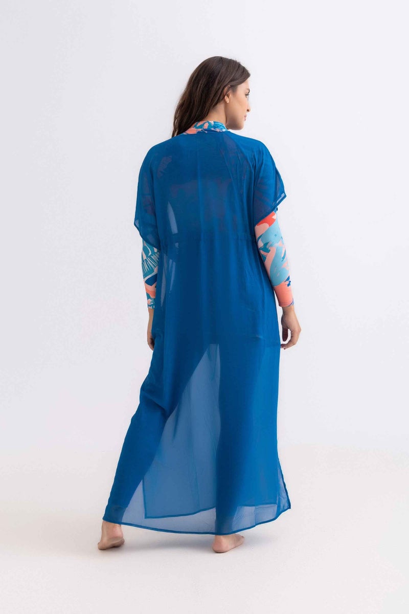 Libra Sport Chiffon Dress - Petroleum - Image 2