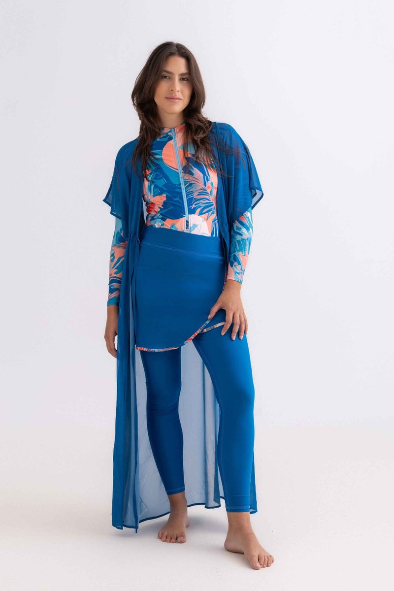 Libra Sport Chiffon Dress - Petroleum - Image 4