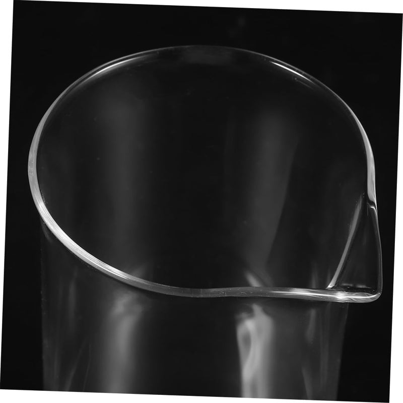 Healifty Espresso Pot Replacement Glass Cup Heat Resistant Design for Coffee Tea Brewing Convenient Cleaning Glass Handle for Office Use - Image 2