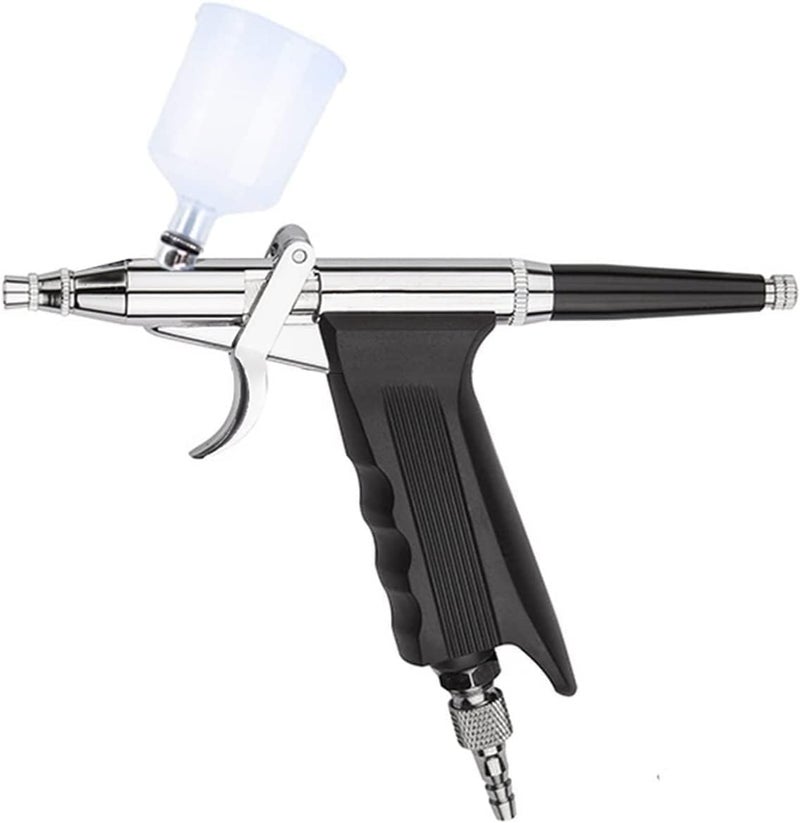 Airbrush Kit Portable Airbrush Spray Gun Airbrush Pen Kit for Makeup Beauty Care Skin Nail Art Cake Decoration for Nail Art, Makeup, Painting, and Cake Decorati(B) - Image 2