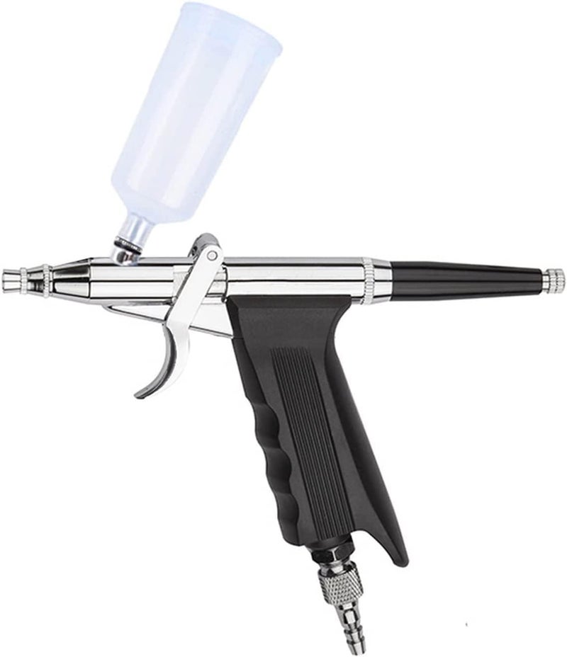 Airbrush Kit Portable Airbrush Spray Gun Airbrush Pen Kit for Makeup Beauty Care Skin Nail Art Cake Decoration for Nail Art, Makeup, Painting, and Cake Decorati(B) - Image 3