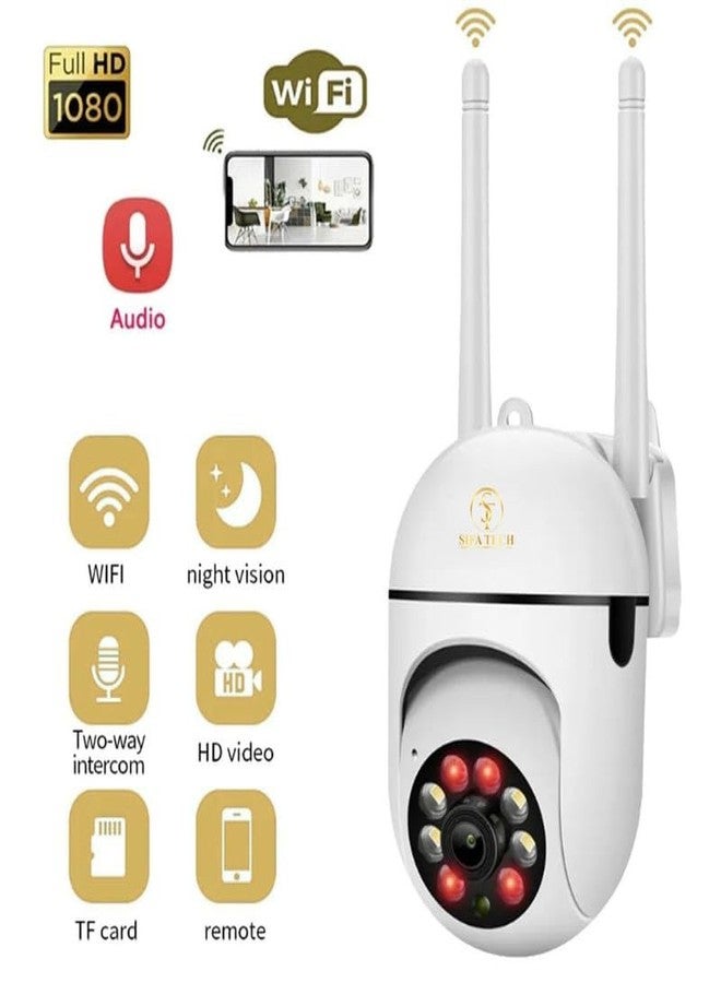 SIFA TECH SIFA 2 MP FHD WiFi Indoor Mini Fox Ptz Security Camera with Color Light Vision, 360° Ptz Rotation, Motion Tracking, Two Way Audio and Multi Users View (Mini Dome Camera) - Image 5