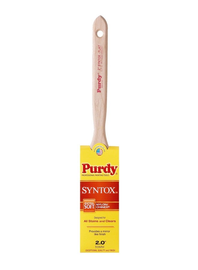 Purdy 144402620 Syntox Series Flat Trim Paint Brush, 2 inch - Image 1