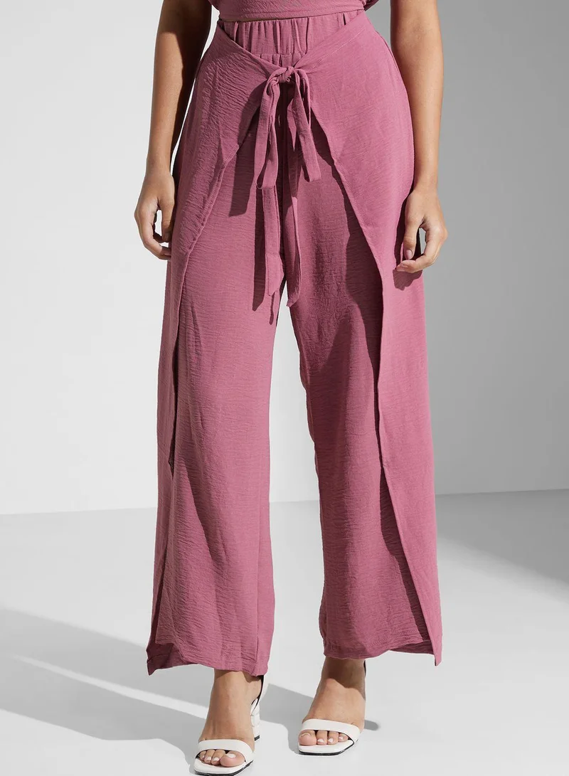 جولدن ابل Surplice Neck Jumpsuit