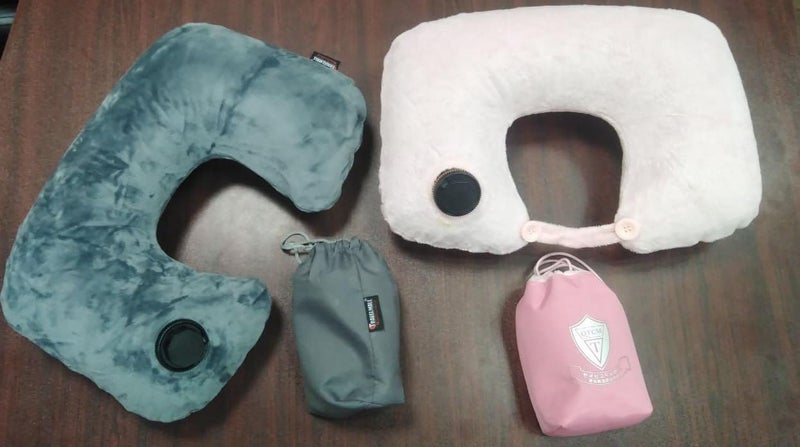 Dl3 Yourself - Comfort Pillow (with Case) - Easily Inflatable Neck Pillow - New Lightweight Air Travel Pillow - Made of Plush, Available in Colors - Generic - Image 2