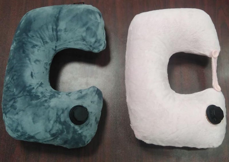 Dl3 Yourself - Comfort Pillow (with Case) - Easily Inflatable Neck Pillow - New Lightweight Air Travel Pillow - Made of Plush, Available in Colors - Generic - Image 4