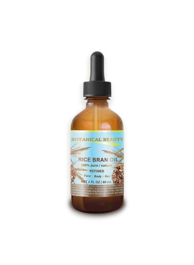 Botanical Beauty Ricebran Oil 100% Pure Cold Pressed. 2 Oz60 Ml - Image 2
