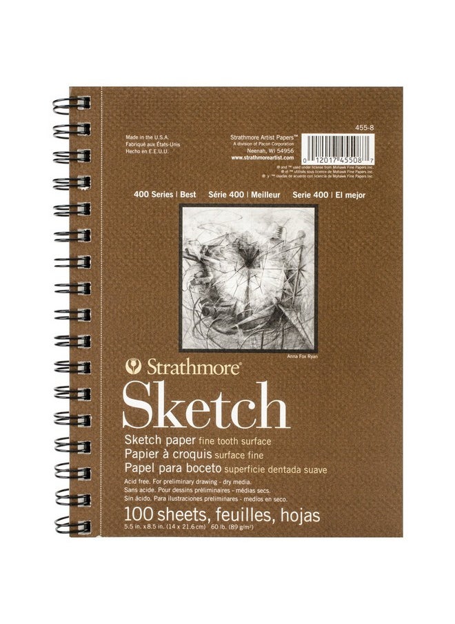 Sketch Spiral Paper Pad 5.5X8.5 100 Sheets 455800 - pzsku/ZC1BED7AD687FF2B2E5D1Z/45/_/1705943492/61ccaea3-6965-446e-af56-5acd8a846750