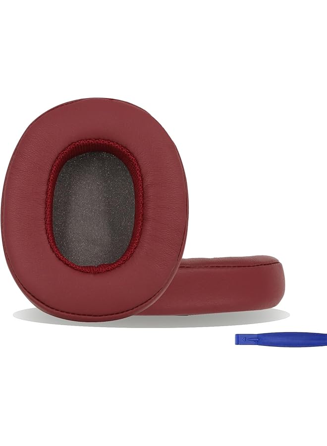 إيروريكس وسائد أذن بديلة Pro M لسماعات Skullcandy Crusher Bluetooth اللاسلكية Hesh 3 Bluetooth وسائد أذن من إسفنج الذاكرة وسائد أذن قطع غيار وسائد أذن Claret - Image 1