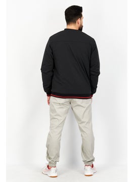 Reebok Men Sportswear Fit Long Sleeve Outdoor Jackets, Black  - Image 4