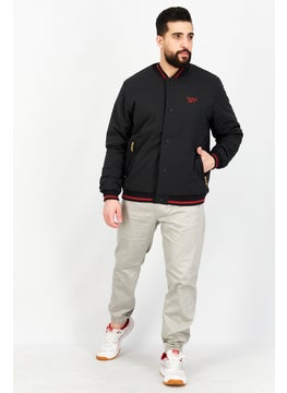 Reebok Men Sportswear Fit Long Sleeve Outdoor Jackets, Black  - Image 2