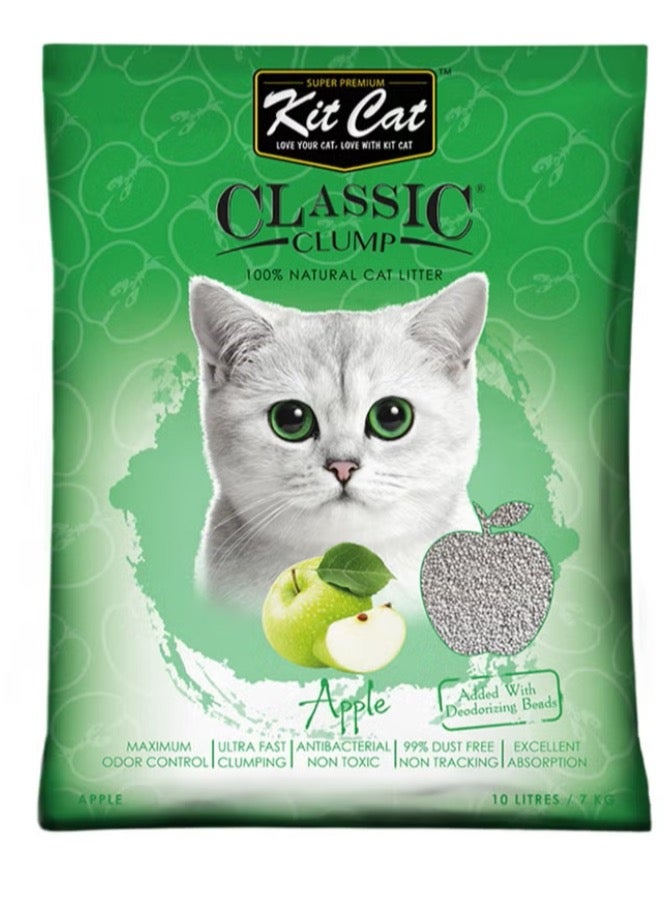 كيت كات رمل كلاسيك للقطط برائحة التفاح 10لتر