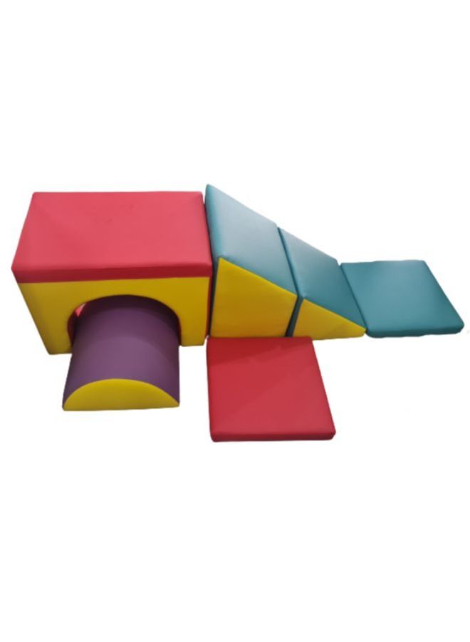 Soft foam corner tunnel climber for toddlers and children, Beginner Toddler Climber for Safe Active Play, Fun Early Development Obstacle Toy  - Image 1
