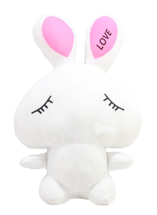 Tickles Close Eye Bunny Rabbit Stuffed Soft Plush Animal Toy for Kids Boys & Love Girls (Color: White Size:30 cm) - Image 1