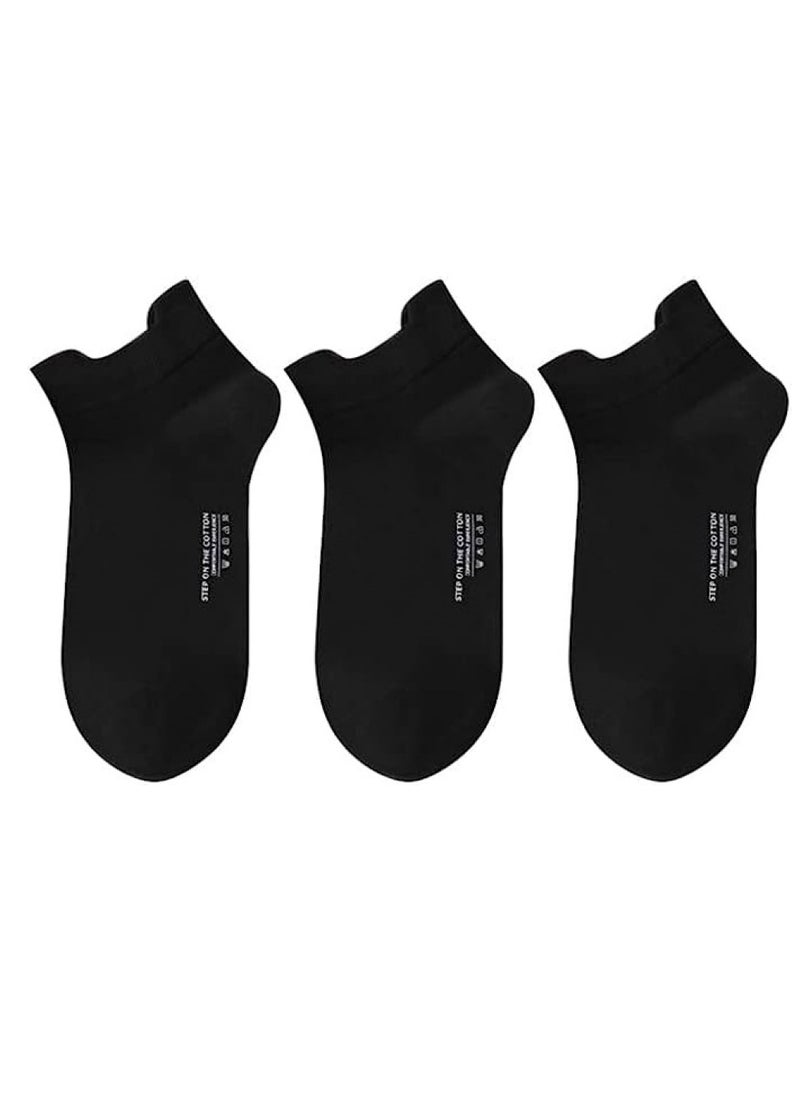 Men's Athletic Running Socks 3-Pack Anti-Blister Cushioned Breathable Cotton for Sports and Gym Low Cut Lightweight Comfort - pzsku/ZC1BF6F50B3ABBDEEA19EZ/45/_/1697100277/d6e8d3ee-eb4a-48e9-a79d-4fd1375b06f0