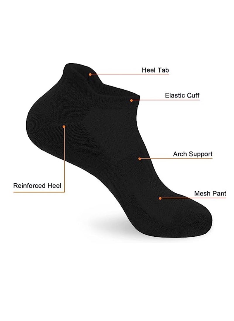 Men's Athletic Running Socks 3-Pack Anti-Blister Cushioned Breathable Cotton for Sports and Gym Low Cut Lightweight Comfort - pzsku/ZC1BF6F50B3ABBDEEA19EZ/45/_/1697100278/d093125c-8bb2-4821-a3c3-1d0f0f366312