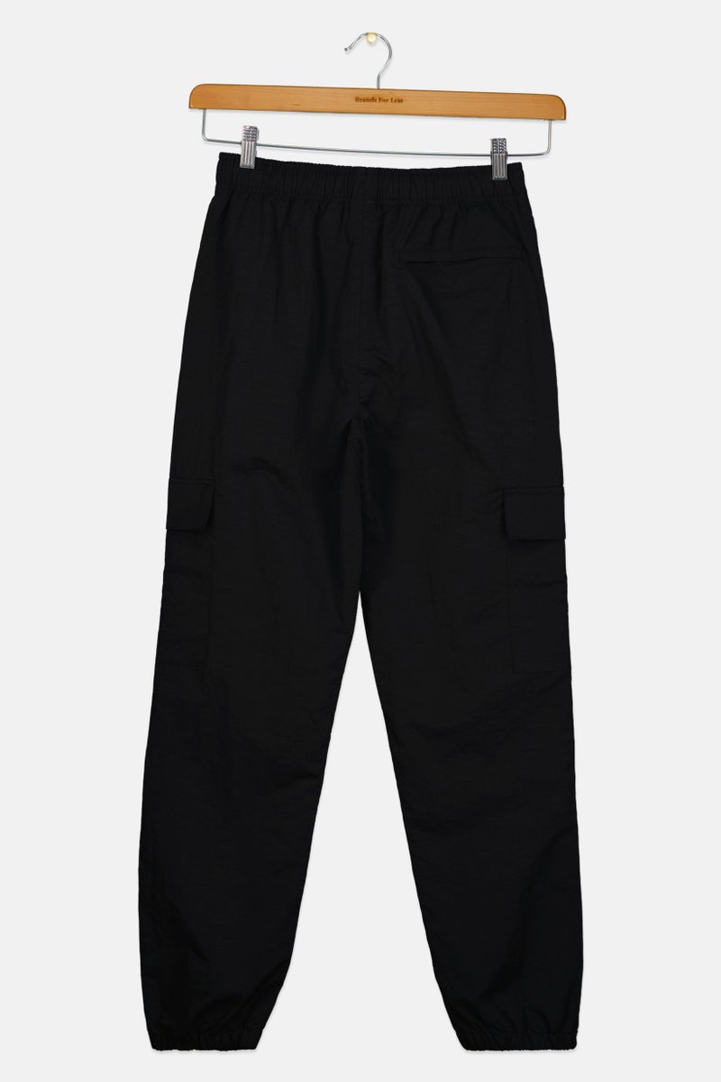 PUMA سروال رياضي خارجي مزخرف للأطفال الأولاد، أسود - Image 3