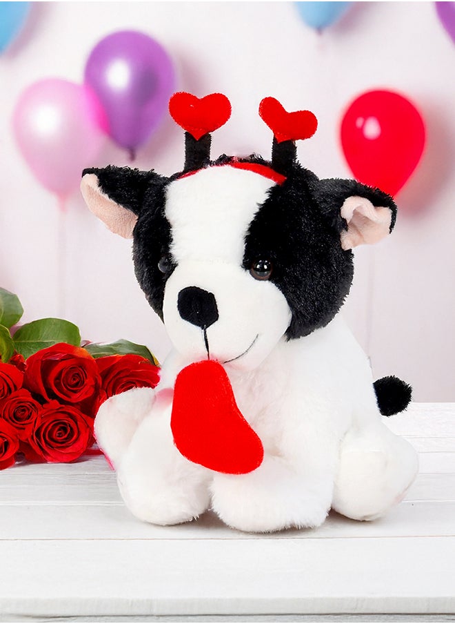 Cute Puppy Stuffed Animal with Heart, 10″ White Soft Stuffed Puppy Plush Toy, Cuddles Valentines Day Gifts for Him And Her, Gifts For Girlfriend Boyfriend - pzsku/ZC1BF86B75E6F9C6E39F3Z/45/_/1737712151/a9271399-80f4-4a09-a30b-955863f87021