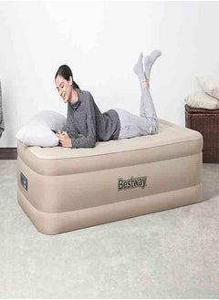 Bestway بيست واي سرير هوائي فورتيك مزدوج مدمج بمضخة تيار متردد 191 سم × 97 سم × 46 سم 26-69048  - Image 5