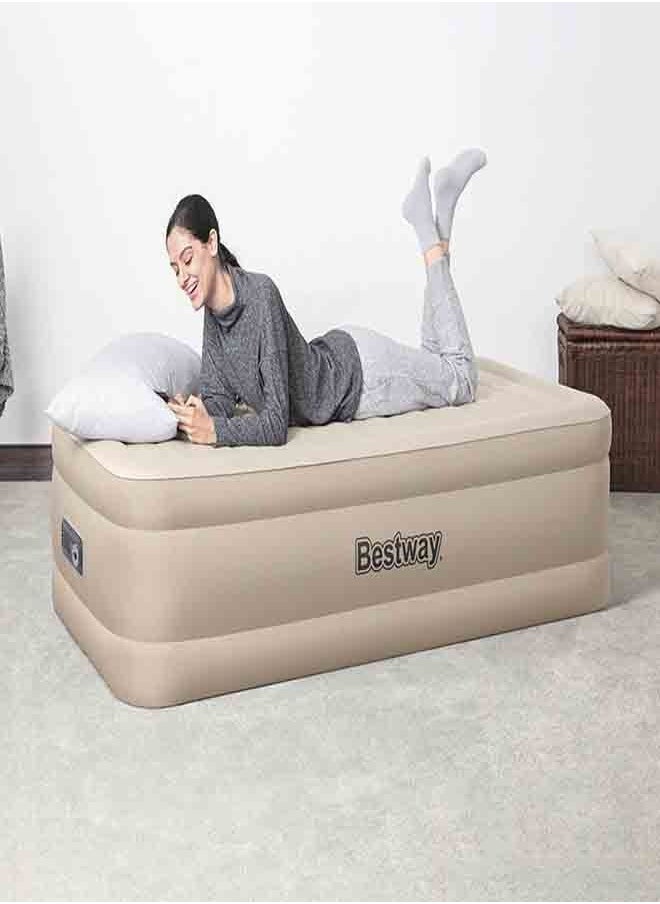 Bestway بيست واي سرير هوائي فورتيك مزدوج مدمج بمضخة تيار متردد 191 سم × 97 سم × 46 سم 26-69048  - Image 5