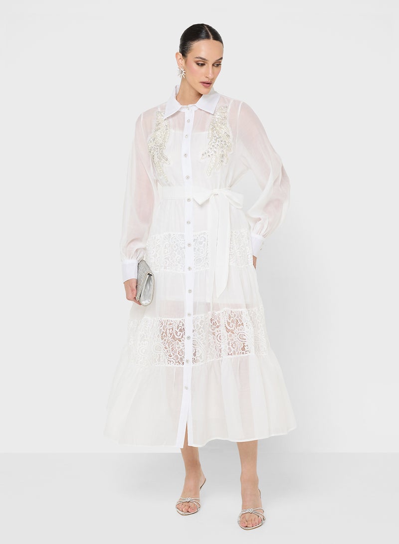 خزانة فستان قميص مزخرف - Image 1