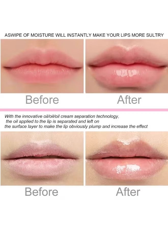 DUNUF Hydrating Lip Oil – Luminous Gloss with Reflective Pearl Formula, Moisturizes and Nourishes Lips with Natural Oils for a Plump and Shiny Look_ Nourishing Lip Gloss. - Image 3