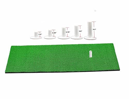 FINGER TEN Golf Rubber Tees Driving Range Value 5 Pack, Mixed Size or 5 Same Size for Practice Mat (White 5 Pack(1.5,2.25,2.75,3,3.13)) - Image 3