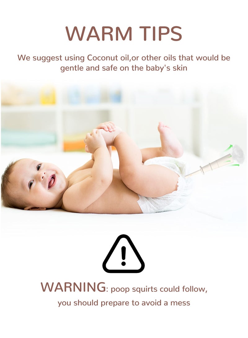 Bukela 6-Piece Windi Gas & Colic Reliever Set for Babies - Pediatrician Approved TPR Material | Safe Newborn Colic Pain Relief Tool with Hollow Design | Portable Infant Gas Remover - Image 3