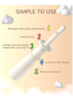 Bukela 6-Piece Windi Gas & Colic Reliever Set for Babies - Pediatrician Approved TPR Material | Safe Newborn Colic Pain Relief Tool with Hollow Design | Portable Infant Gas Remover  - Image 5