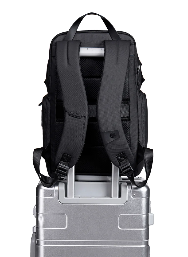 ARCTIC HUNTER Durable Polyester Backpack with Separate Laptop Compartment TSA Opening for Men and Women B00562 Black